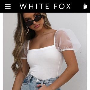 White fox boutique top BRAND NEW